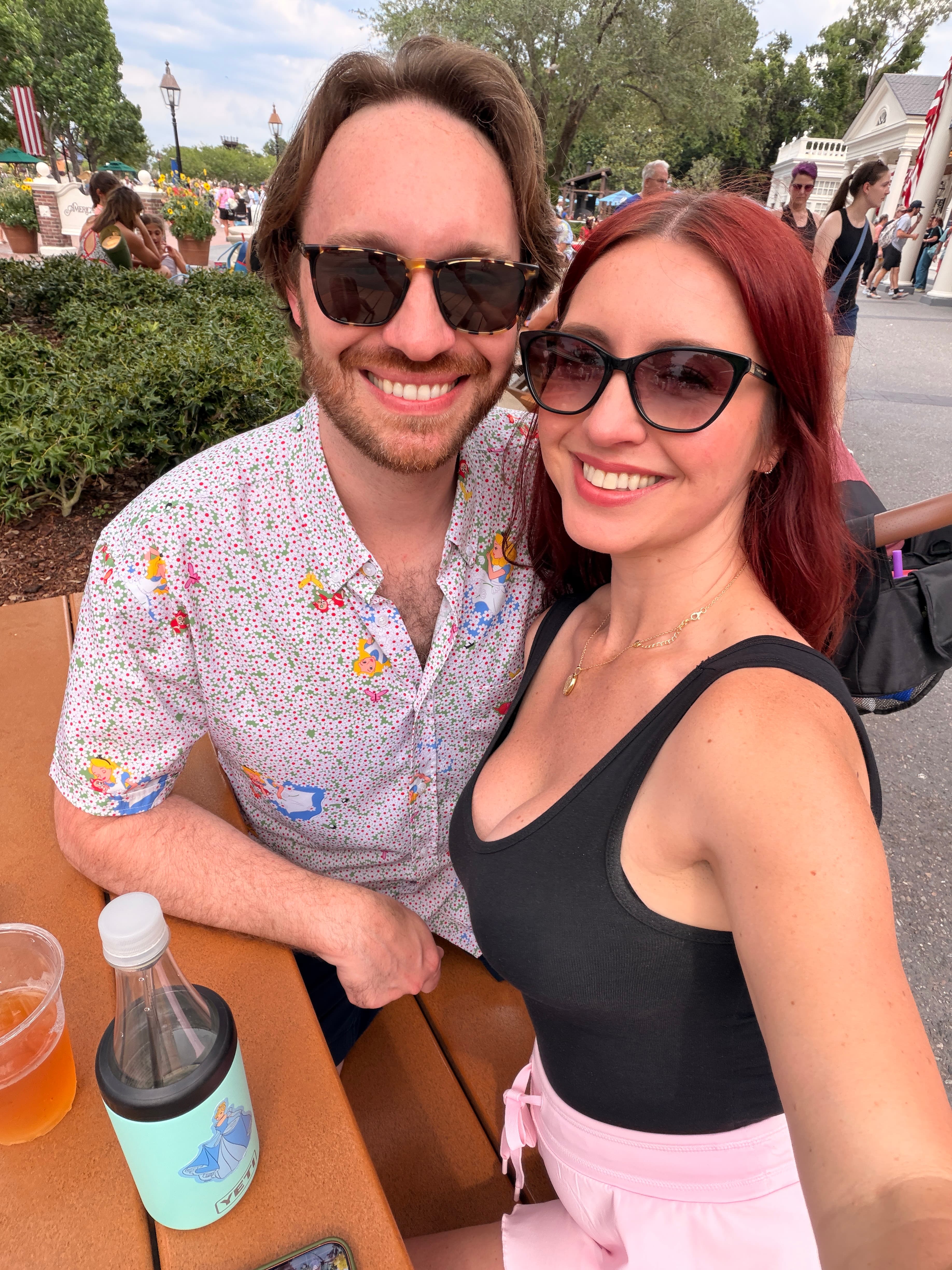 Ryan and Emillie Stempski at Walt Disney World.